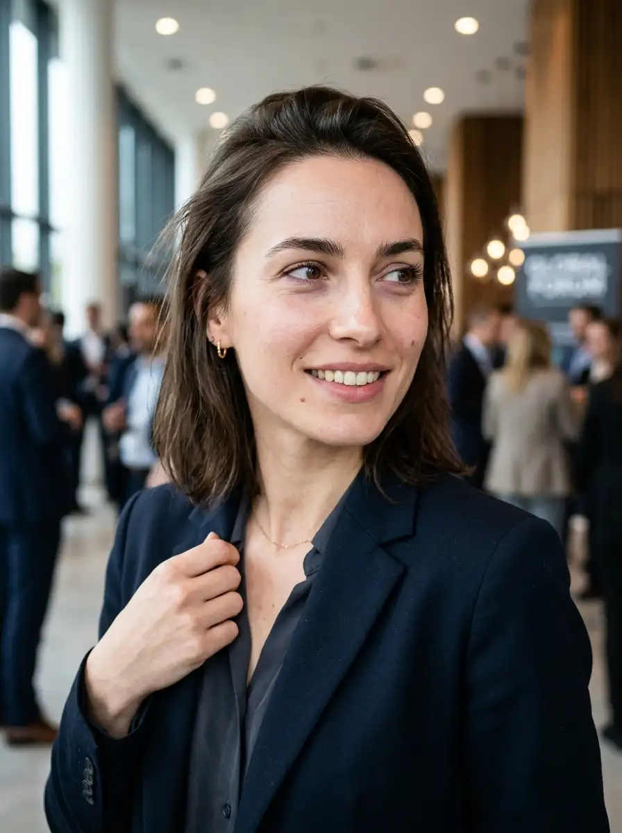 Woman_adjusting_blazer_smiling_202607102305